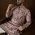 Men’s off white georgette solid embroidered kurta with trouser set | trendy designer ethnic wear for wedding, festive