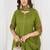 Embroidered cotton kurta with pant & dupatta set for women