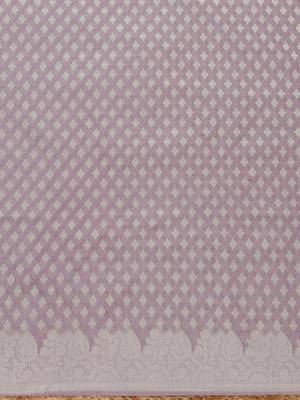 zari chanderi unstitched dress material 5