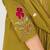 Embroidered cotton kurta with pant & dupatta set for women