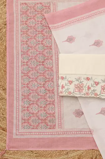 printed unstitched dress material