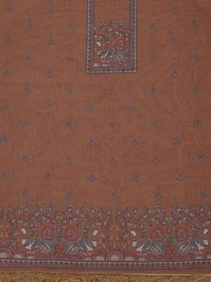 printed linen unstitched dress material 5