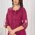Embroidered cotton kurta with pant & dupatta set for women