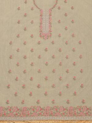 embroidered unstitched dress material 5