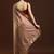 Beige woven design saree with blouse