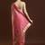 Pink woven design saree with blouse