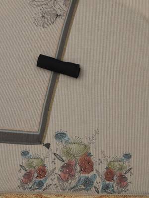 printed linen unstitched dress material 4