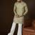 Men’s olive silk blend kurta with solid zari embroidered | trendy ethnic wear for festive, wedding & party occasions