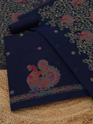 printed unstitched dress material 1