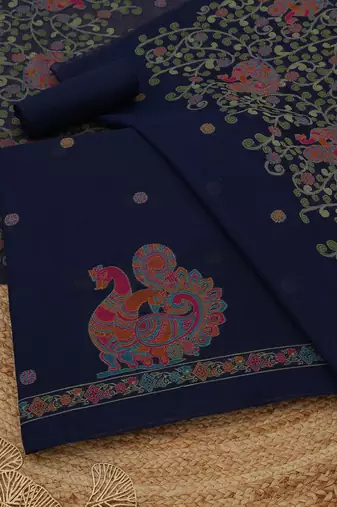 printed unstitched dress material