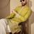 Men’s olive silk blend kurta with solid zari embroidered | trendy ethnic wear for festive, wedding & party occasions