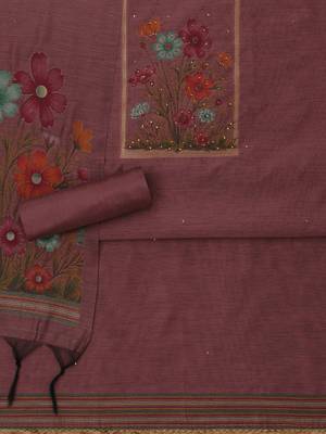printed viscose rayon unstitched dress material 3