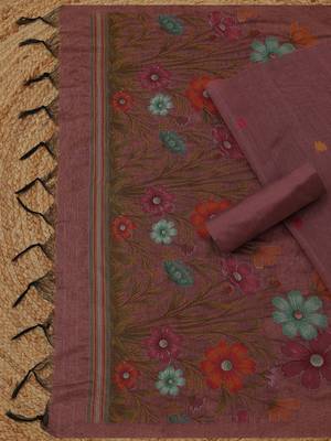 printed viscose rayon unstitched dress material 5
