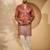 Men’s rust silk blend kurta with solid zari embroidered | trendy ethnic wear for festive, wedding & party occasions