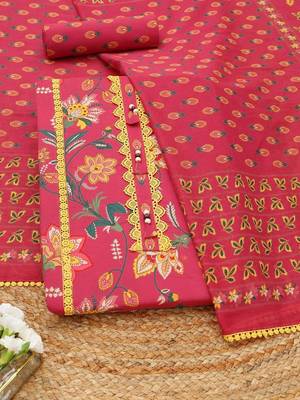 printed unstitched dress material 1