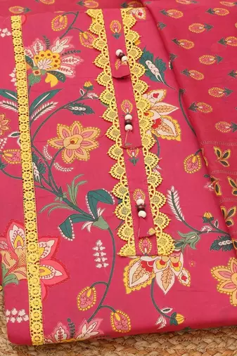 printed unstitched dress material