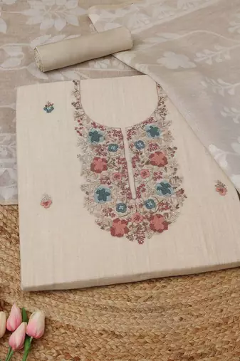 unstitched dress material