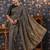 Black sequined georgette sarees
