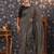 Black sequined georgette sarees