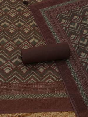 printed linen unstitched dress material 2