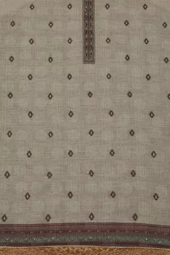 printed linen unstitched dress material