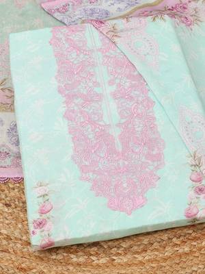 printed unstitched dress material 1