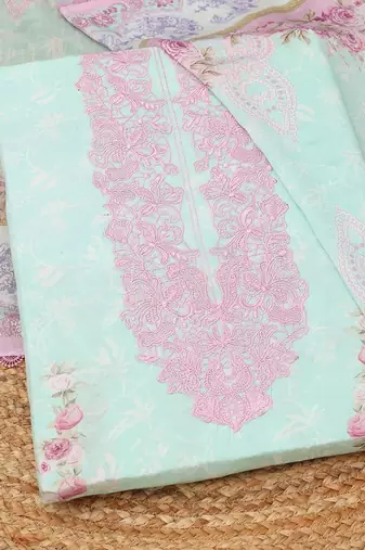 printed unstitched dress material