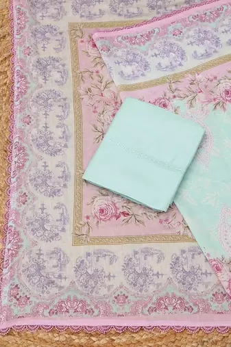 printed unstitched dress material