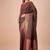 Green women woven design silk blend banarasi saree