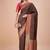 Green women woven design silk blend banarasi saree