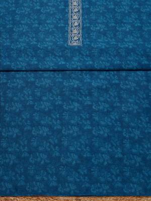 floral printed sequinned unstitched dress material 5