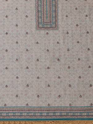 printed art silk unstitched dress material 4
