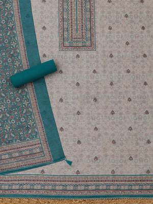 printed art silk unstitched dress material 5