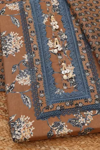 printed unstitched dress material