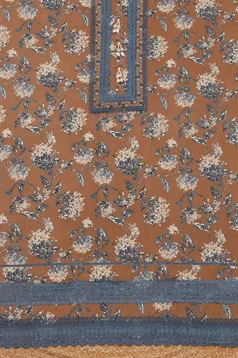 printed unstitched dress material