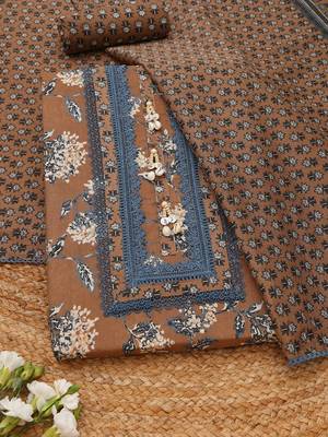 printed unstitched dress material 5
