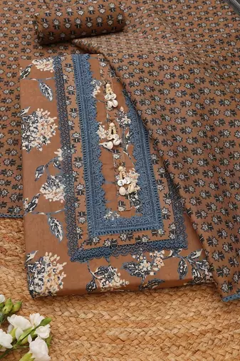 printed unstitched dress material