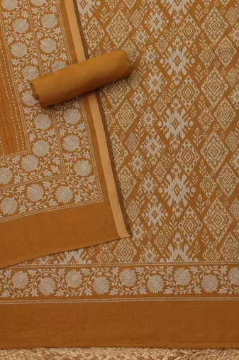 printed unstitched dress material