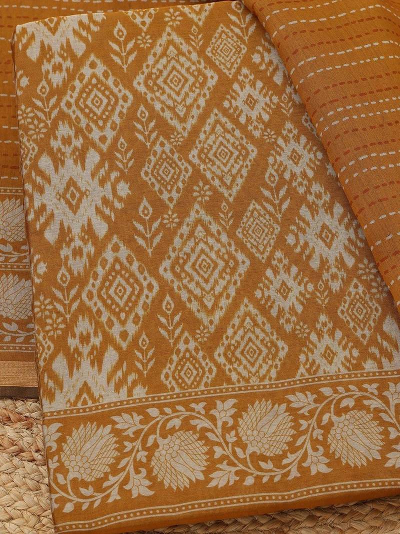 printed unstitched dress material