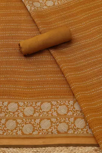 printed unstitched dress material