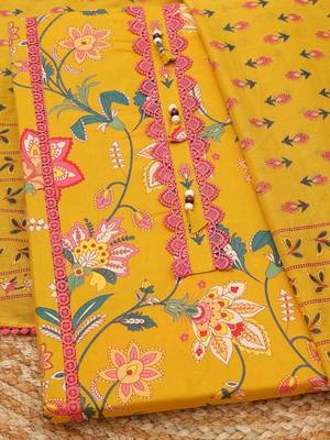 printed unstitched dress material 1
