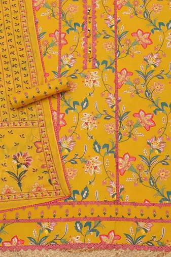 printed unstitched dress material