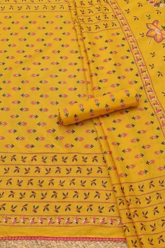 printed unstitched dress material
