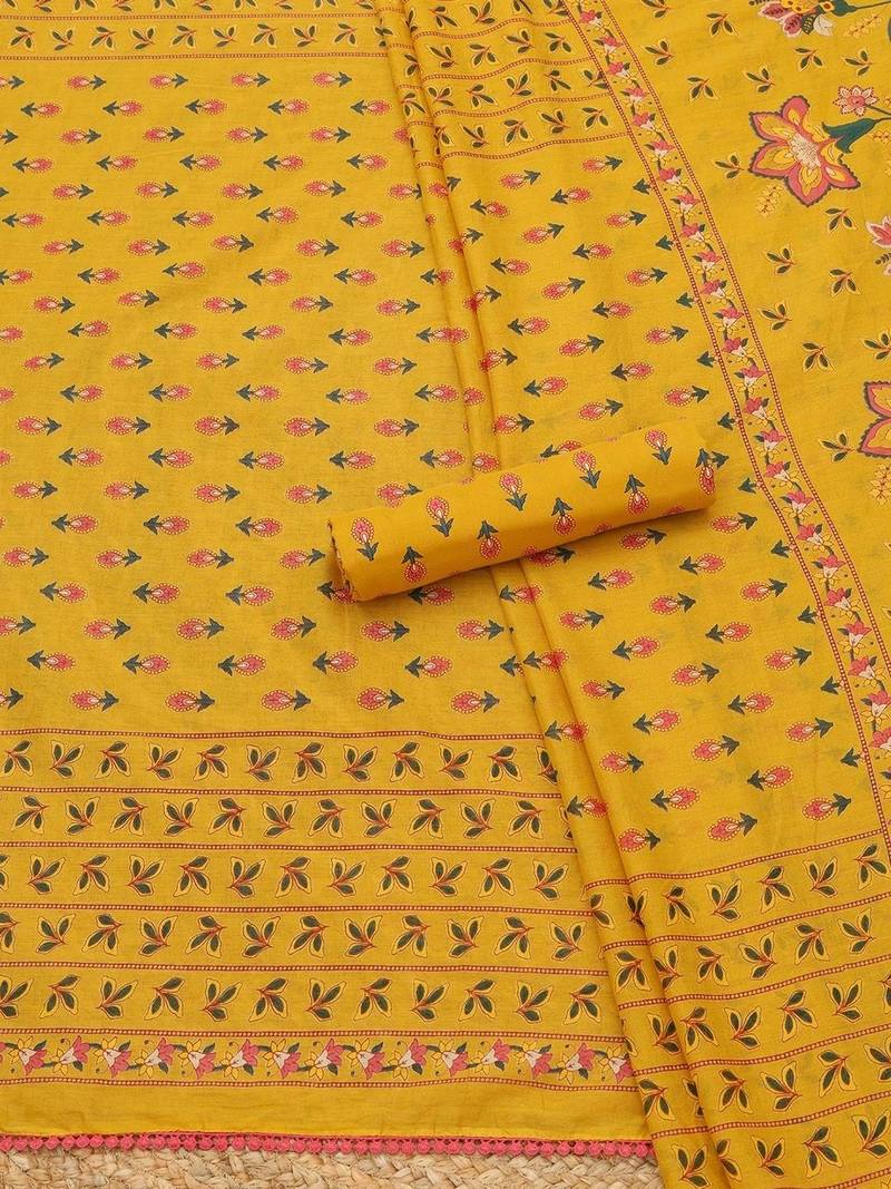printed unstitched dress material