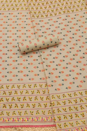 printed unstitched dress material