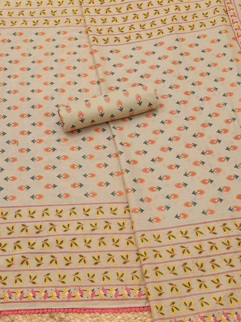 printed unstitched dress material