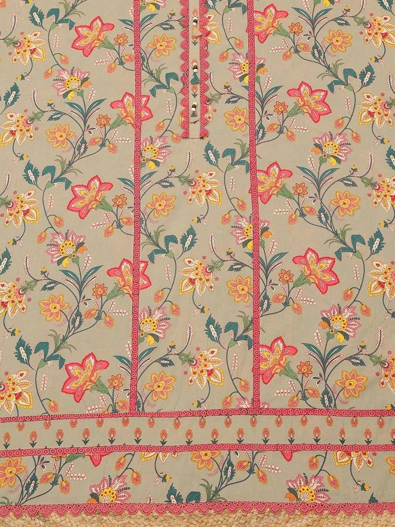printed unstitched dress material