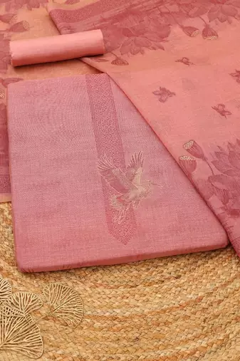 printed unstitched dress material