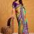 Green dyed tussar sarees blouse piece
