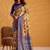 Yellow printed tussar sarees blouse piece